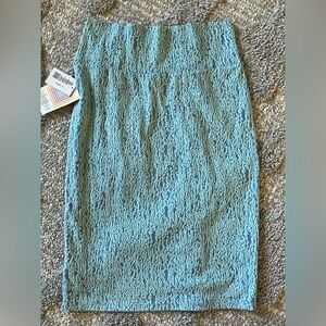 NWT Lularoe Cassie skirt size small in color blue